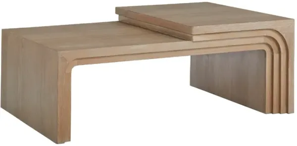 Drew & Jonathan Home Heritage Natural Stacked Cocktail Table