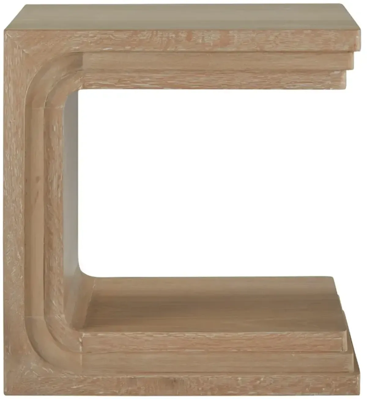 Drew & Jonathan Home Heritage Natural C-Shaped End Table