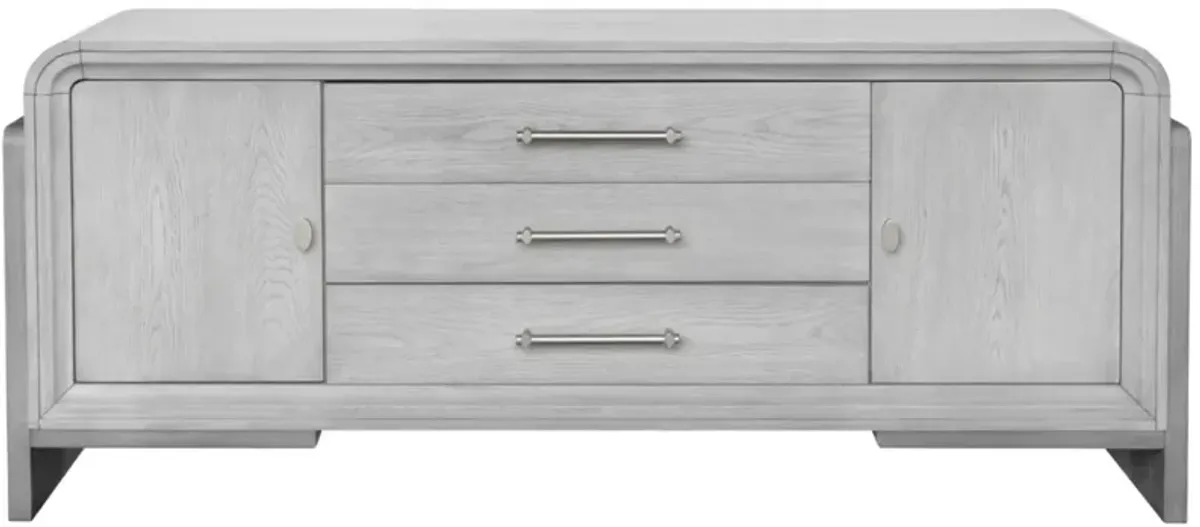 Drew & Jonathan Home Heritage Gray/White Entertainment Console