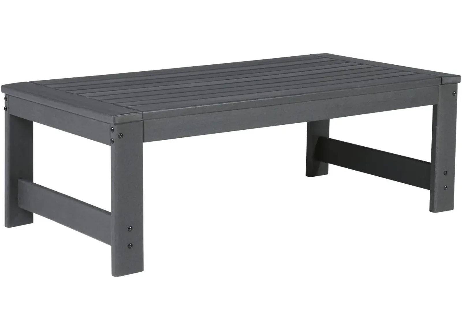 Signature Design by Ashley® Amora Charcoal Gray Outdoor Coffee Table