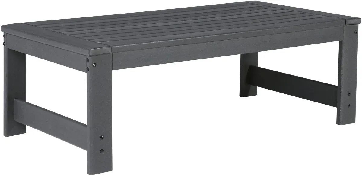 Signature Design by Ashley® Amora Charcoal Gray Outdoor Coffee Table