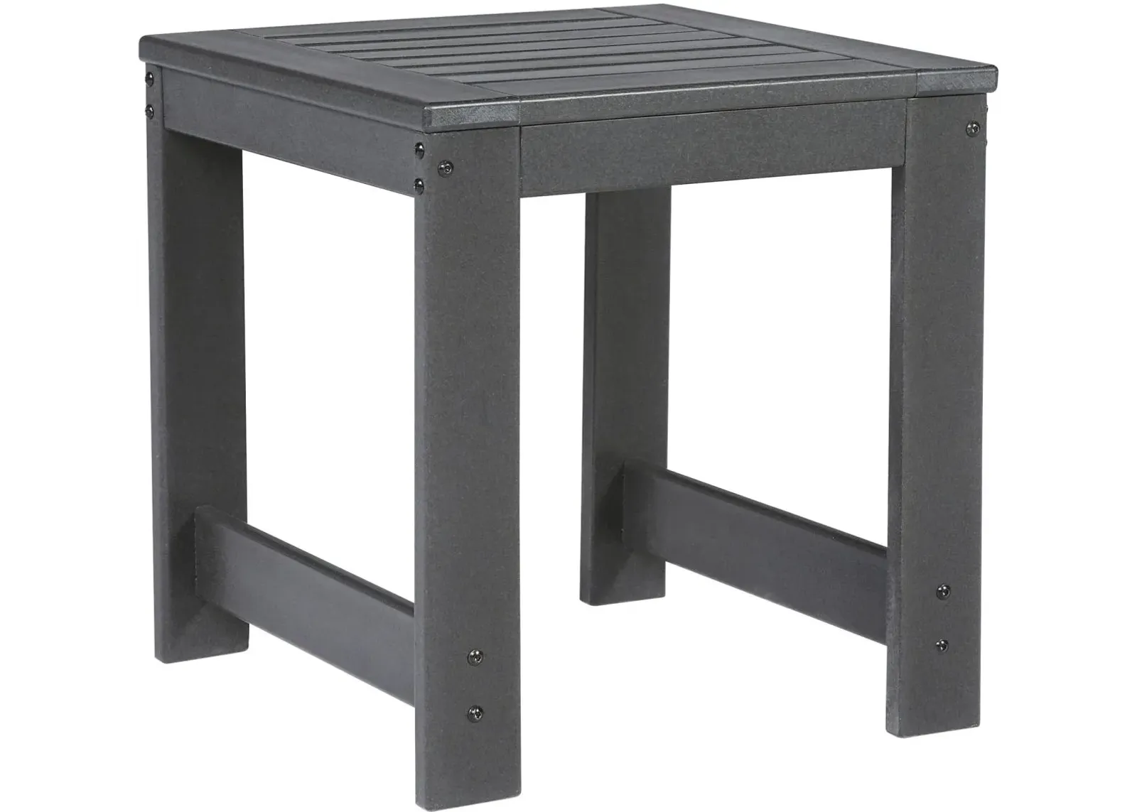 Signature Design by Ashley® Amora Charcoal Grey Square End Table