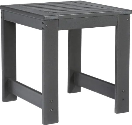 Signature Design by Ashley® Amora Charcoal Grey Square End Table