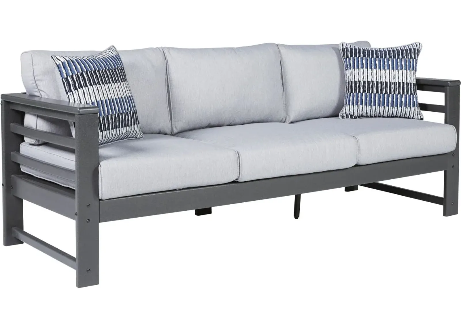 Signature Design by Ashley® Amora Charcoal Grey Sofa