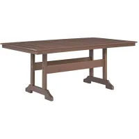 Signature Design by Ashley® Emmeline Brown Outdoor Dining Table