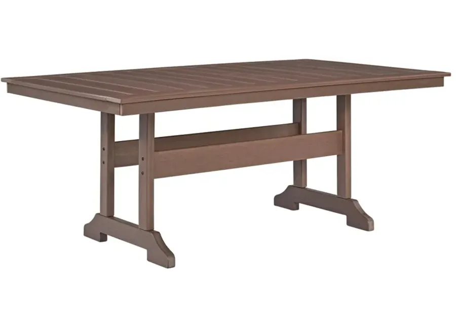 Signature Design by Ashley® Emmeline Brown Outdoor Dining Table