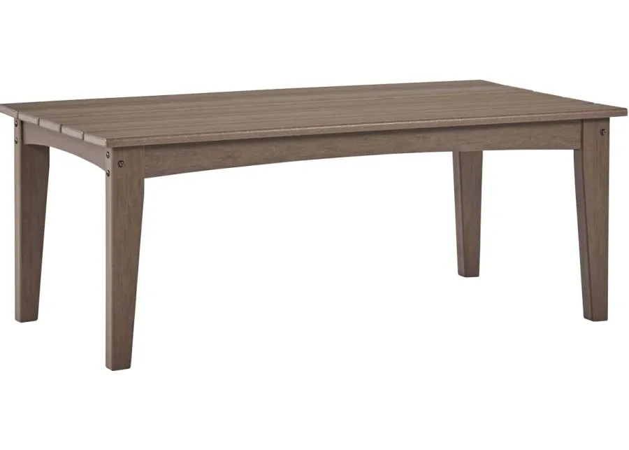 Signature Design by Ashley® Emmeline Brown Outdoor Coffee Table