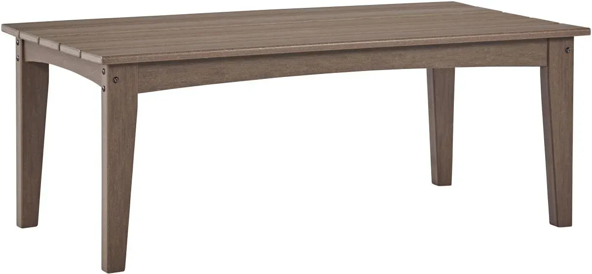 Signature Design by Ashley® Emmeline Brown Outdoor Coffee Table