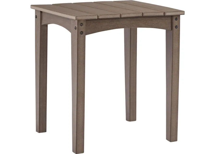 Signature Design by Ashley® Emmeline Brown Outdoor End Table