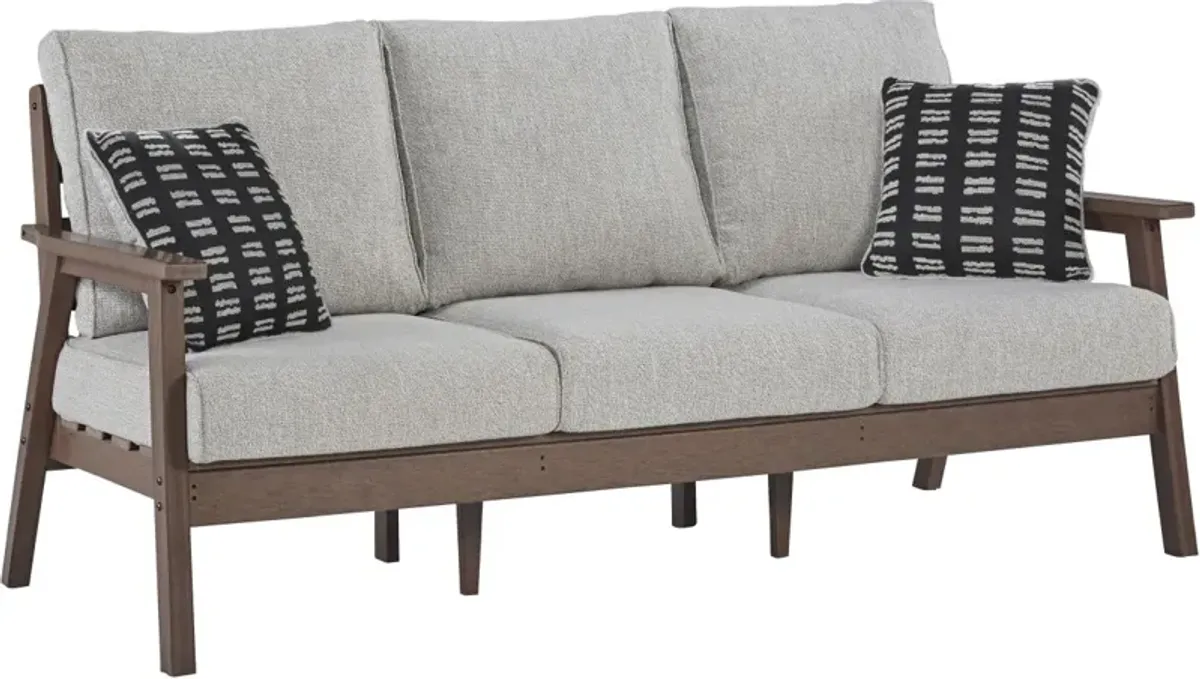 Signature Design by Ashley® Emmeline Beige/Brown Outdoor Sofa