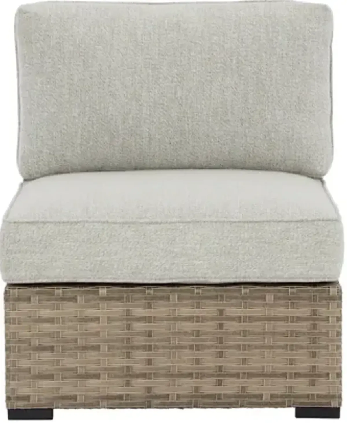 Signature Design by Ashley® Calworth 2-Piece Beige Outdoor Armless Chair Set