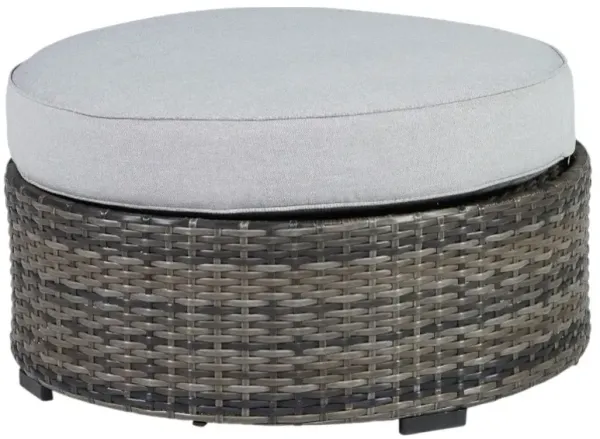 Signature Design by Ashley® Harbor Court Gray Fabric/Resin Outdoor Ottoman