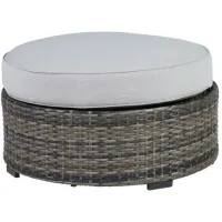 Signature Design by Ashley® Harbor Court Gray Ottoman with Cushion