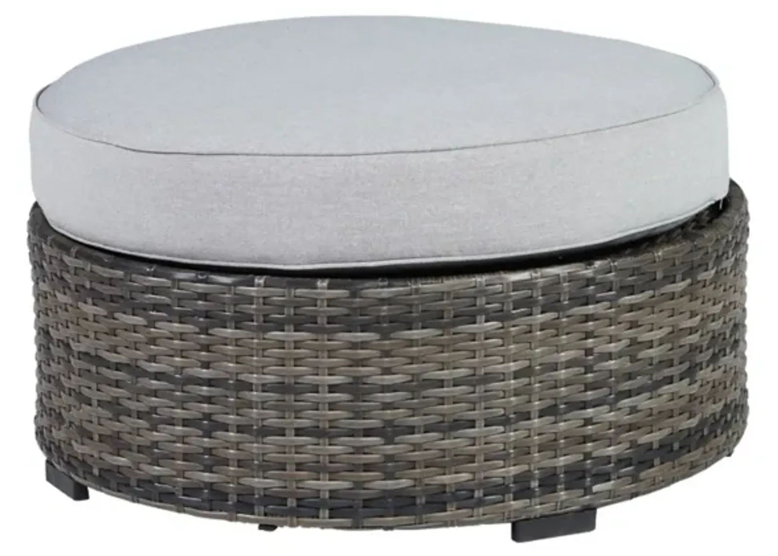 Signature Design by Ashley® Harbor Court Gray Ottoman with Cushion