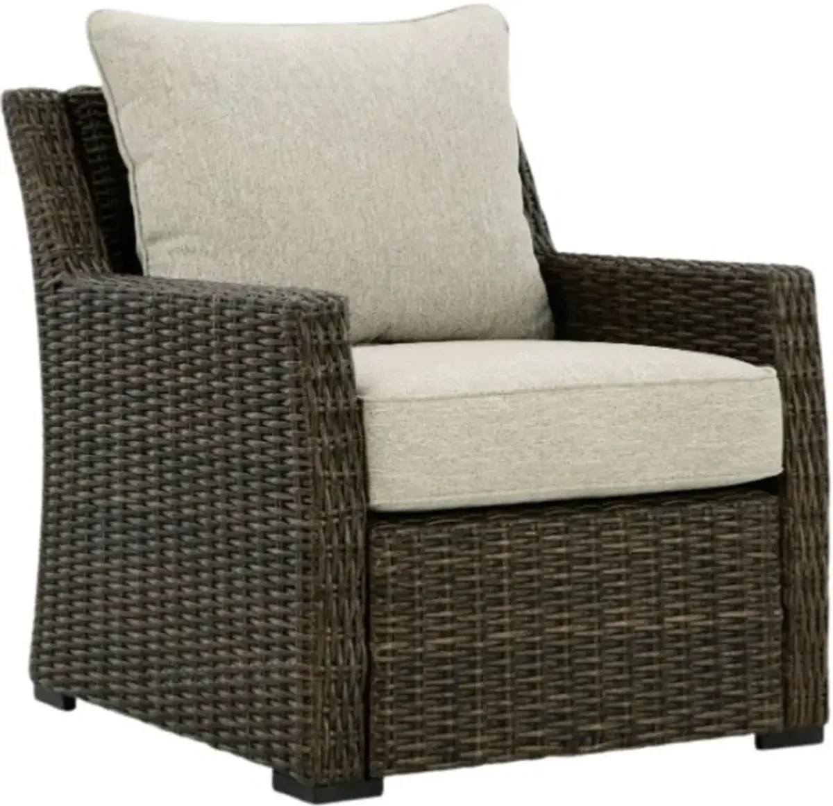 Signature Design by Ashley® Brook Ranch Brown Aluminum Outdoor Lounge Chair