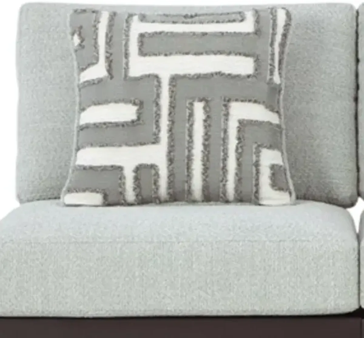 Signature Design by Ashley® Beachloft 2-Piece Black/Gray Aluminum/Fabric Modular Outdoor Sectional