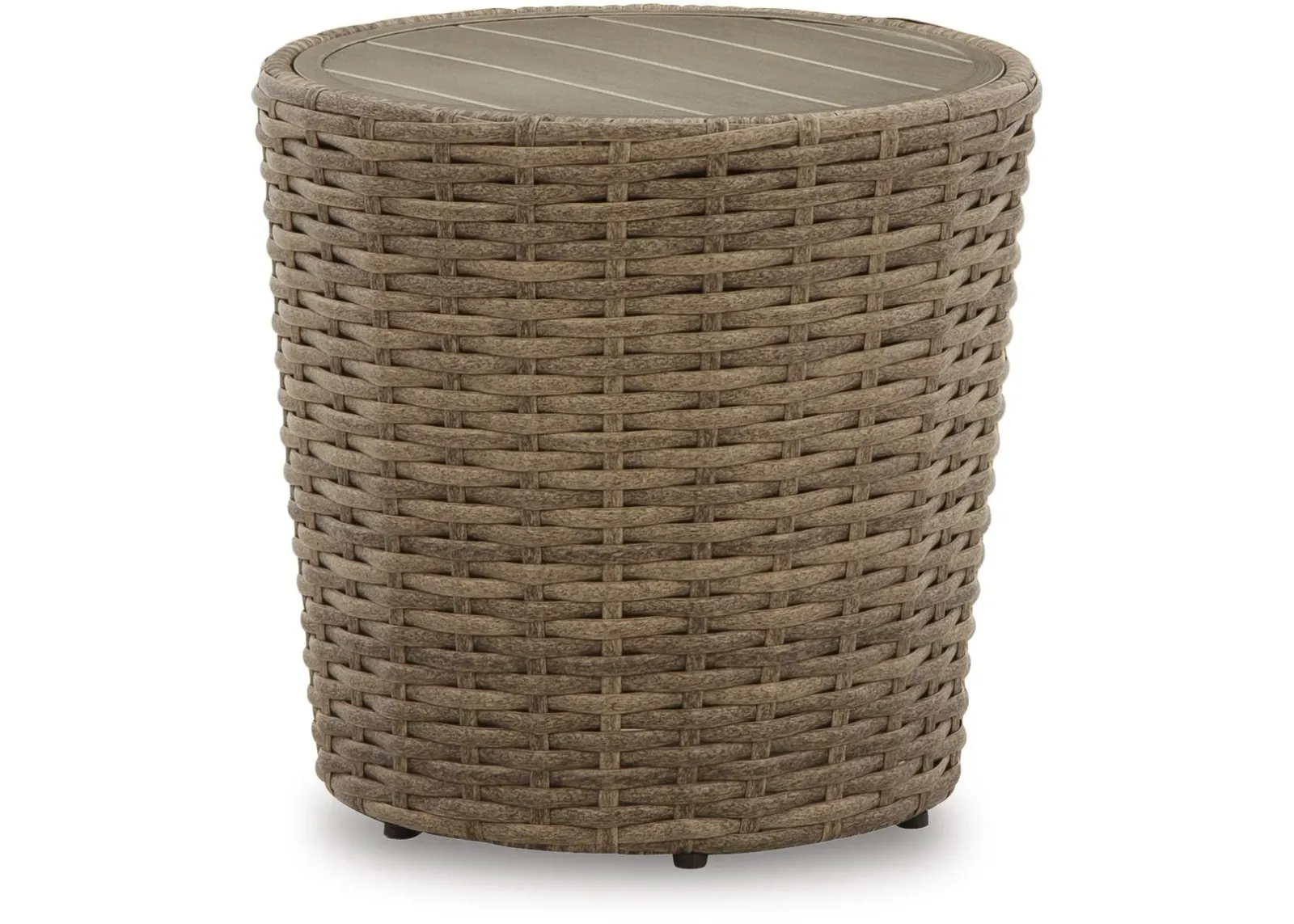 Signature Design by Ashley® Sandy Bloom Beige Outdoor End Table