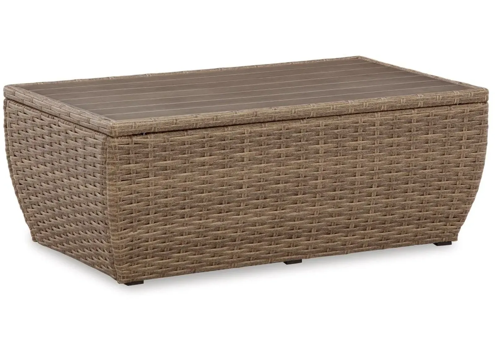 Signature Design by Ashley® Sandy Bloom Beige Outdoor Coffee Table