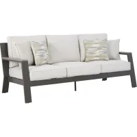 Signature Design by Ashley® Tropicava Taupe/White Outdoor Sofa