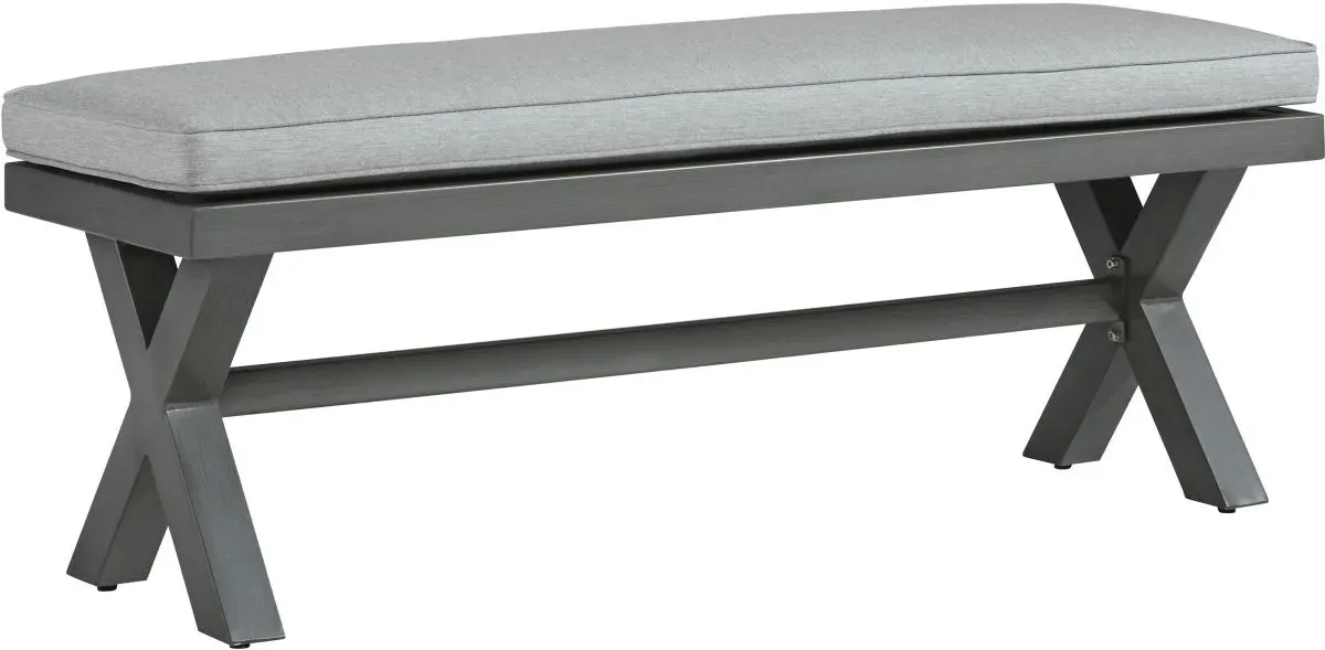 Signature Design by Ashley® Elite Park Gray Outdoor Bench