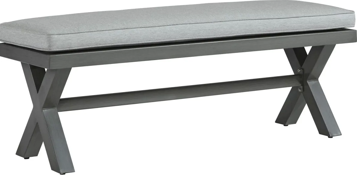 Signature Design by Ashley® Elite Park Gray Outdoor Bench