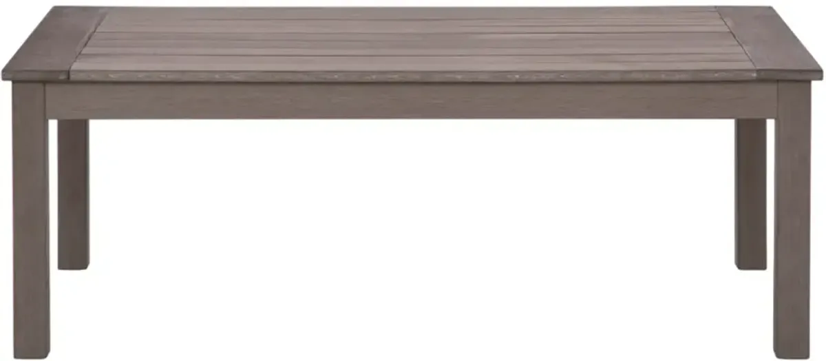 Signature Design by Ashley® Hillside Barn Brown Resin Outdoor Cocktail Table