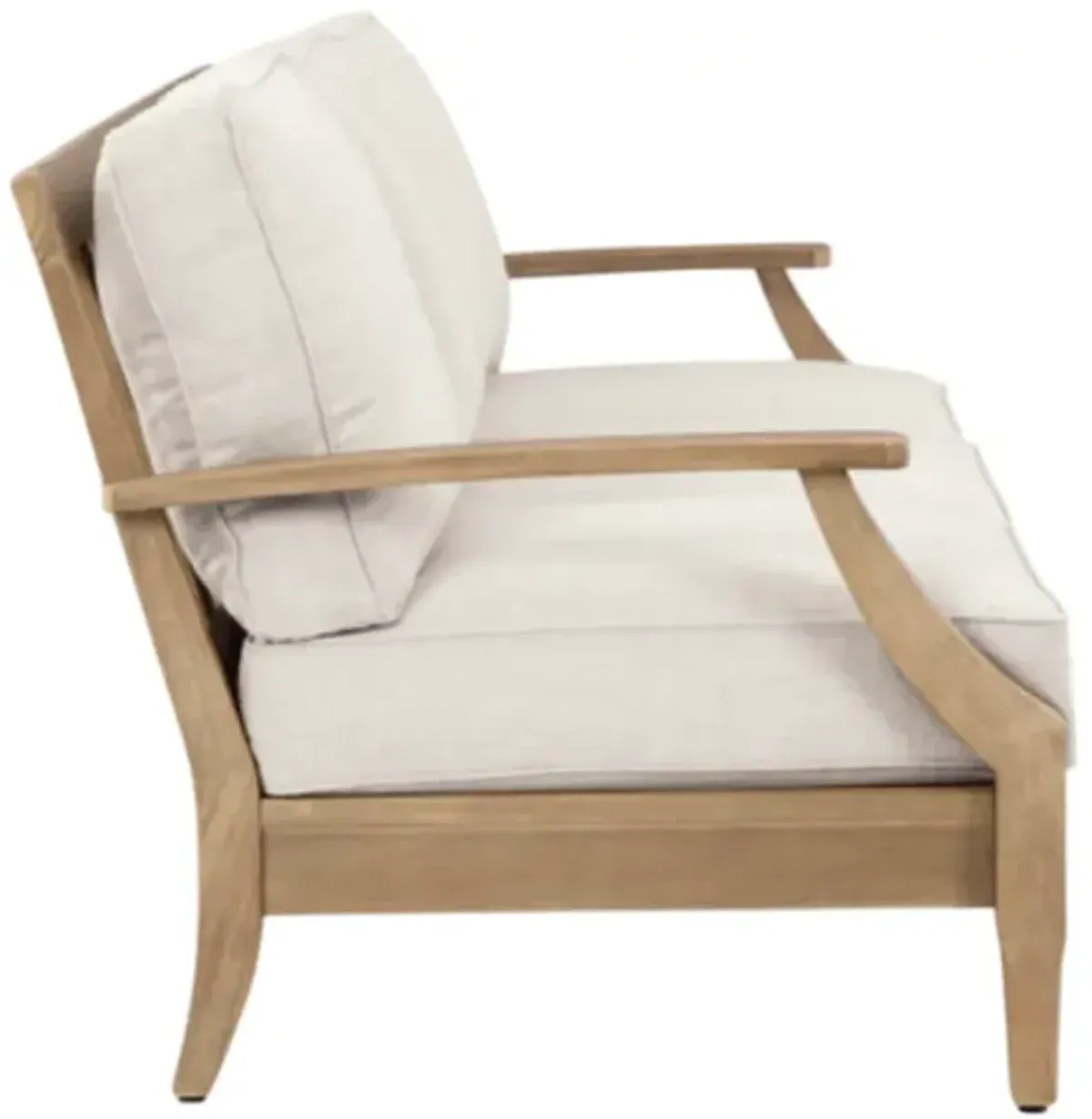 Signature Design by Ashley® Carter Hall Beige Fabric/Wooden Outdoor Sofa