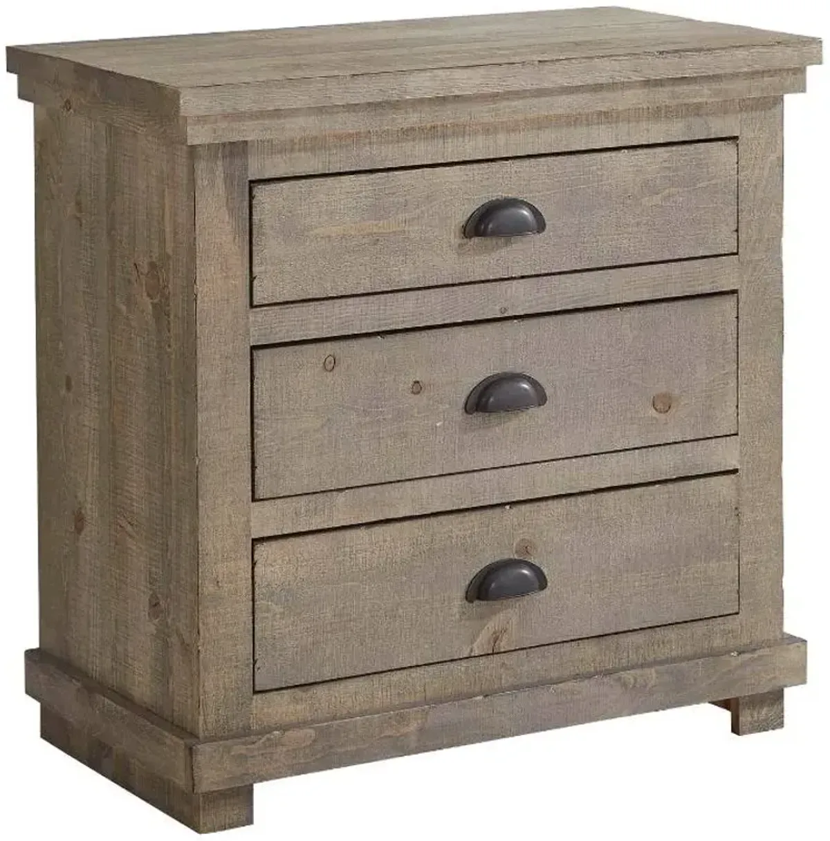 Progressive® Furniture Willow Weathered Gray Nightstand