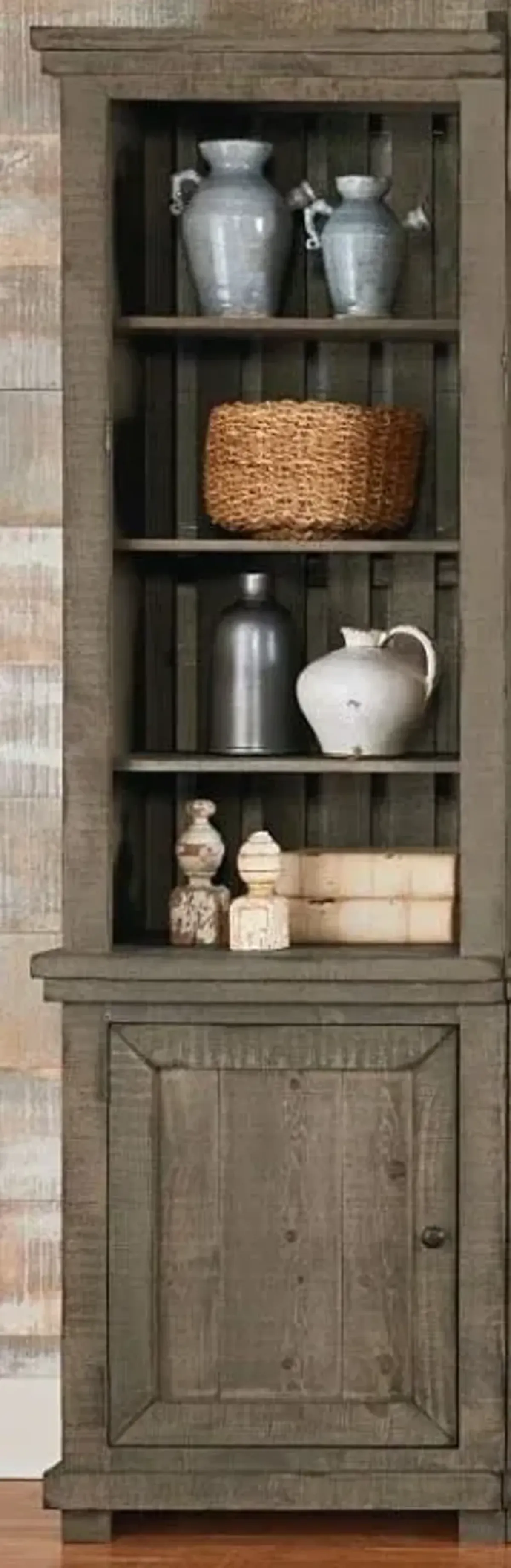 Progressive® Furniture Willow Weathered Gray Left Pier Unit