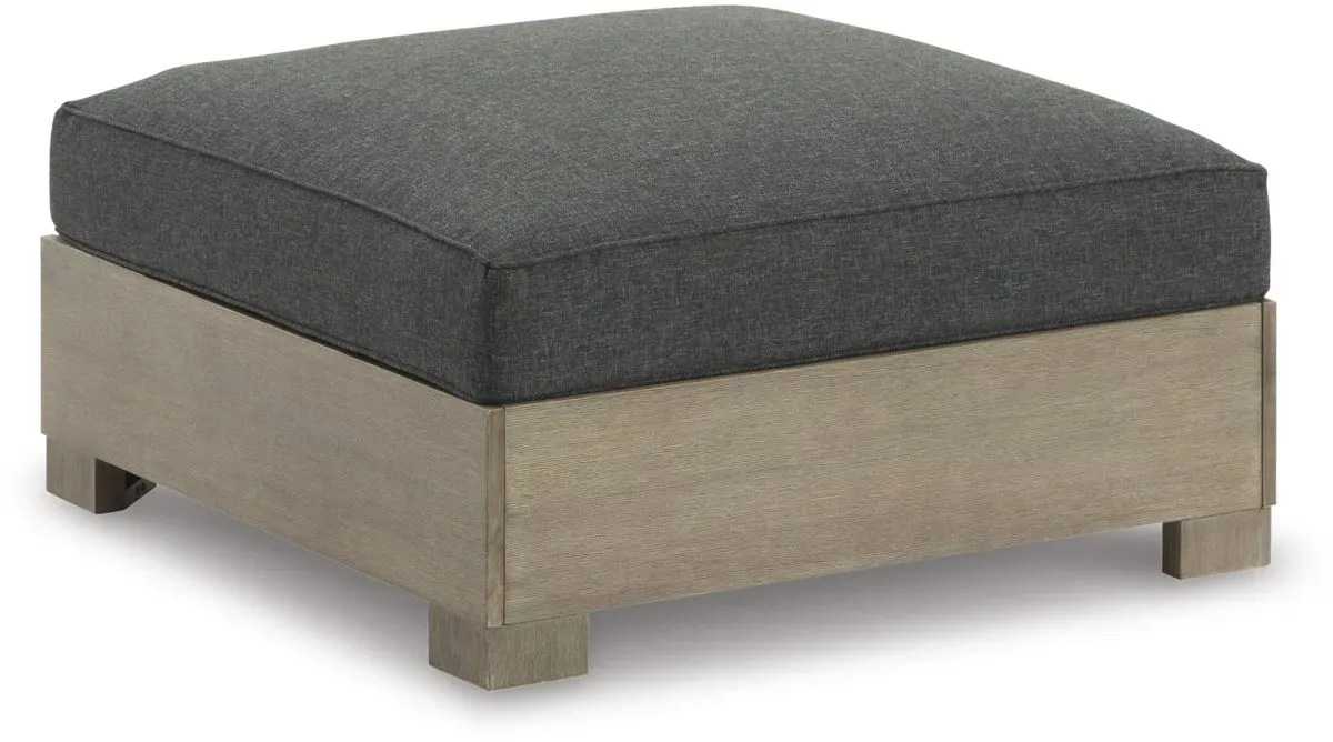 Signature Design by Ashley® Citrine Park Brown Outdoor Ottoman with Cushion