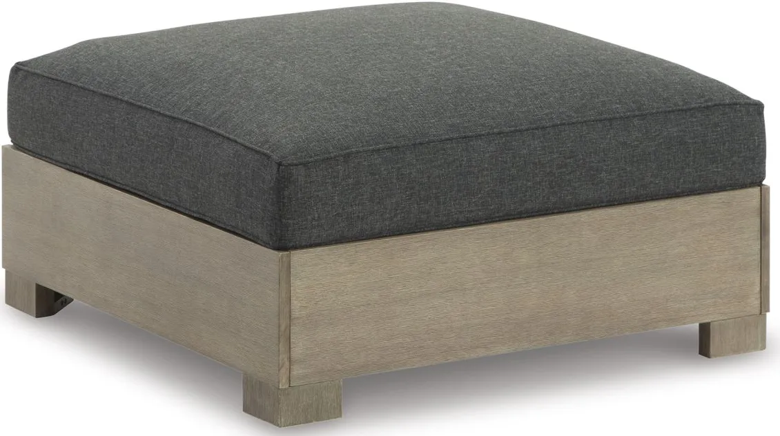 Signature Design by Ashley® Citrine Park Brown Outdoor Ottoman with Cushion