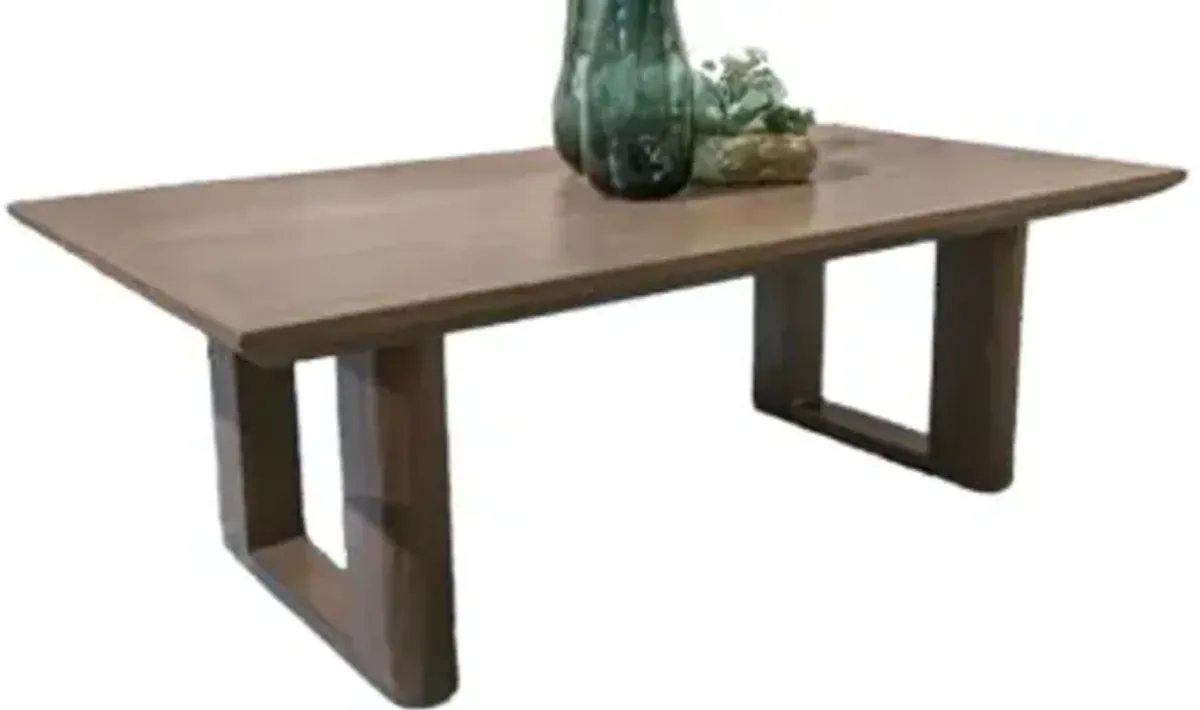 Signature Design by Ashley® Serene Bay Dark Brown Teak Outdoor Coffee Table