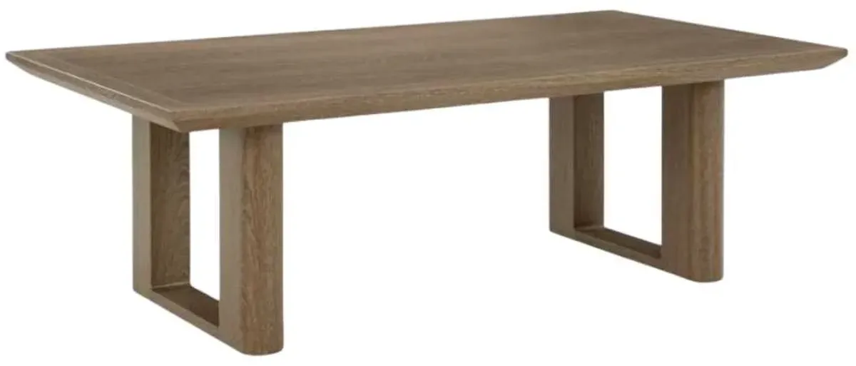 Signature Design by Ashley® Serene Bay Dark Brown Teak Outdoor Coffee Table