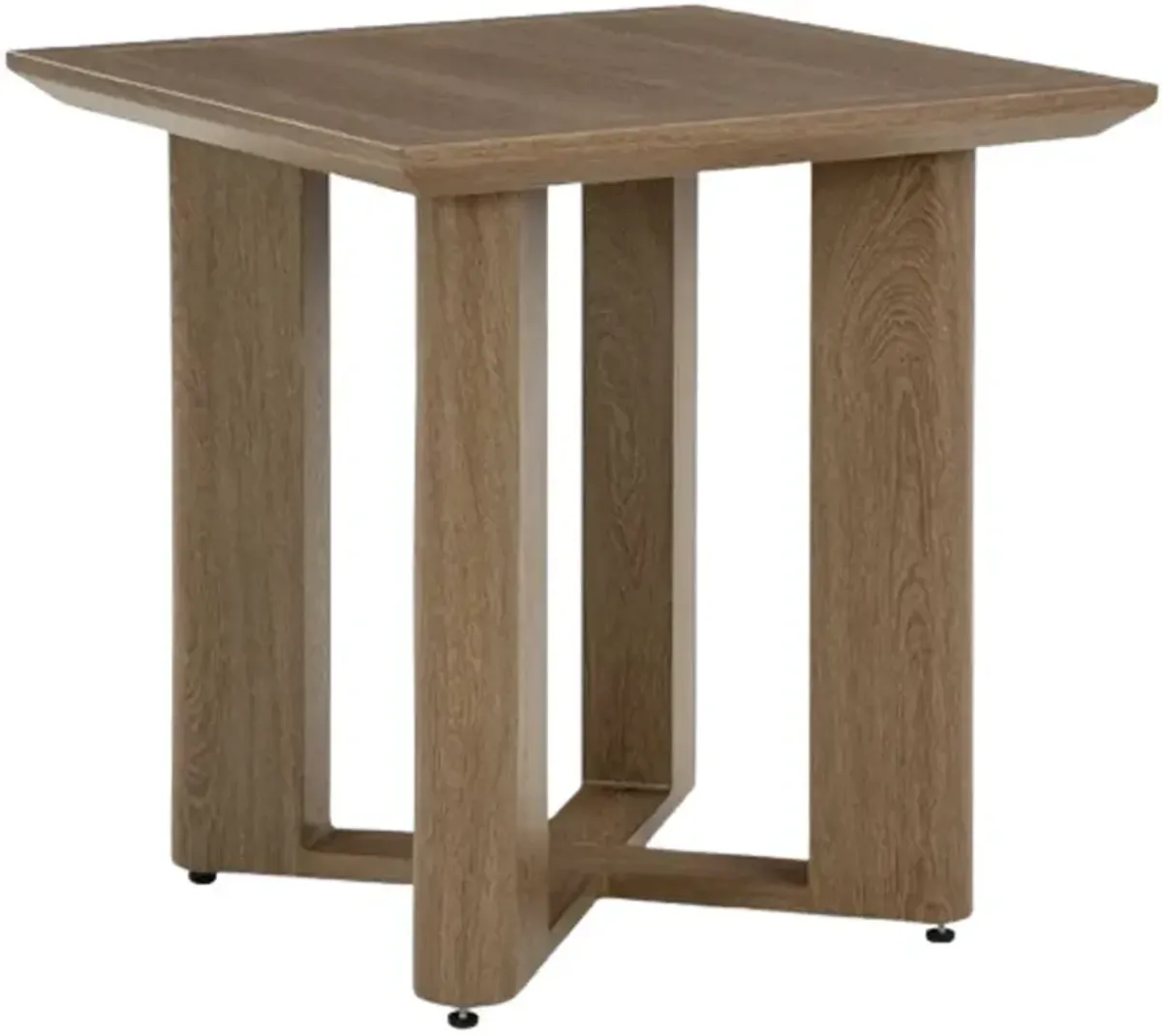 Signature Design by Ashley® Serene Bay Dark Brown Aluminum Outdoor End Table