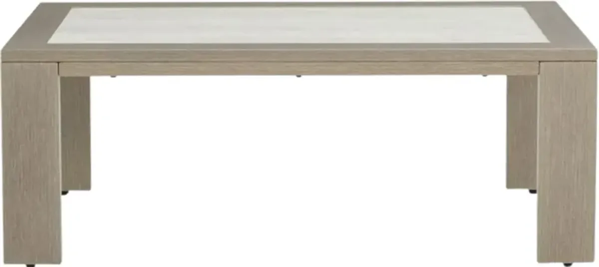 Signature Design by Ashley® Kimpton Isle Brown Metal Outdoor Cocktail Table