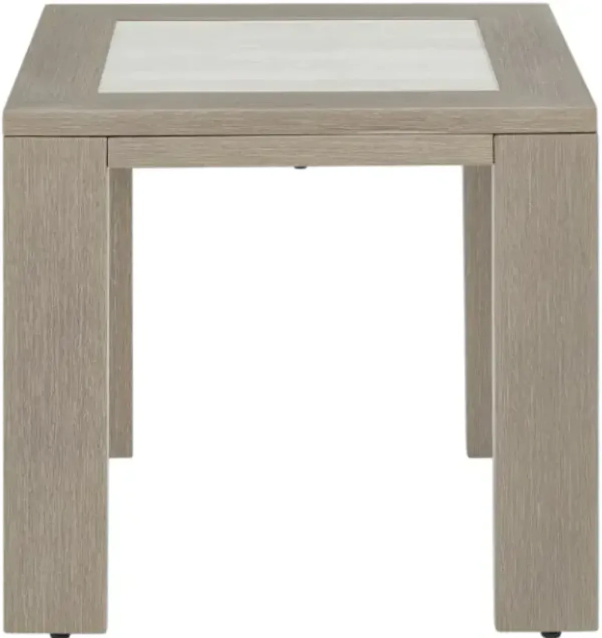 Signature Design by Ashley® Kimpton Isle Brown Aluminum Outdoor End Table