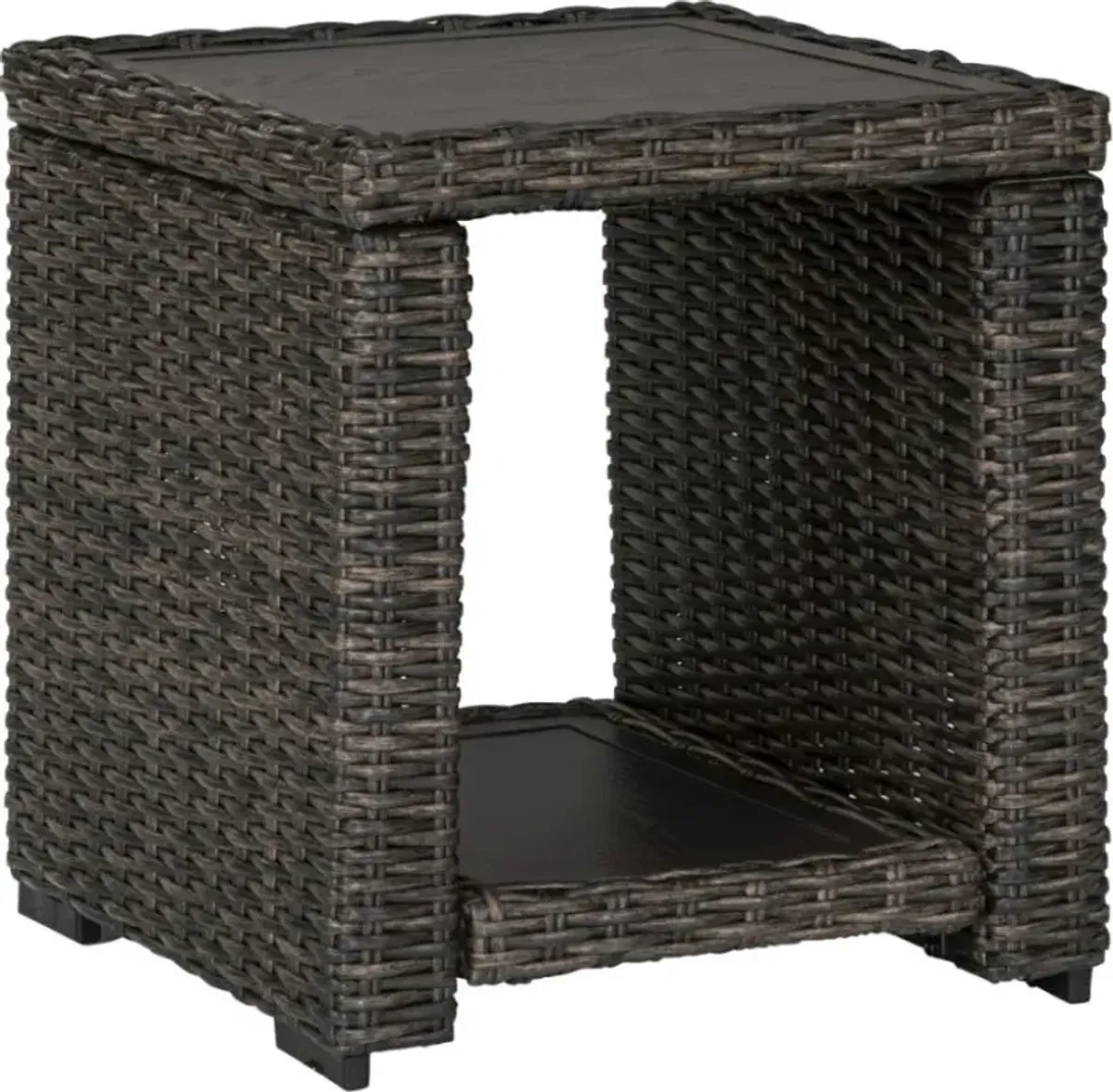 Signature Design by Ashley® Grasson Lane Brown Outdoor Square End Table