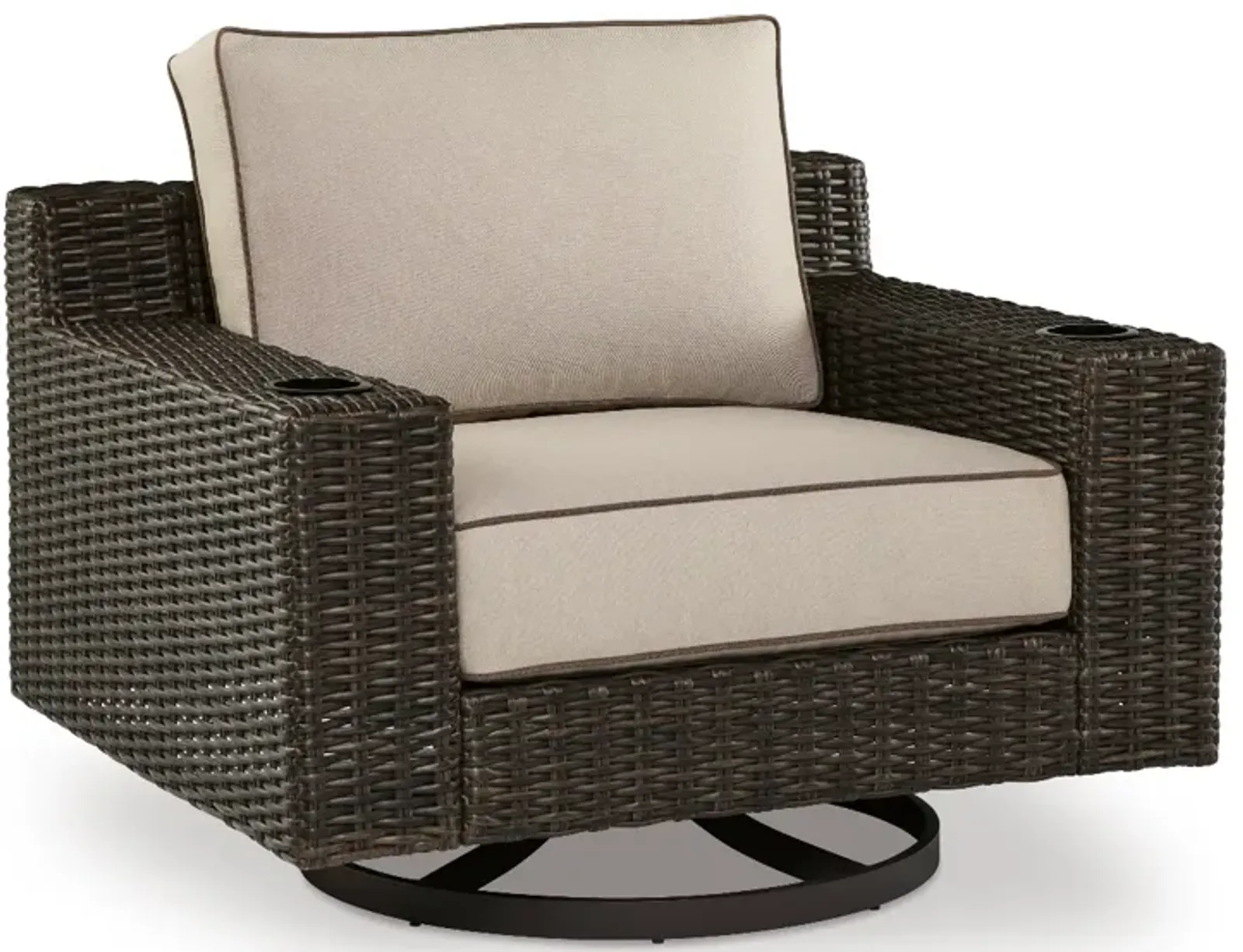 Signature Design by Ashley® Coastline Bay Brown Swivel Lounge Chair