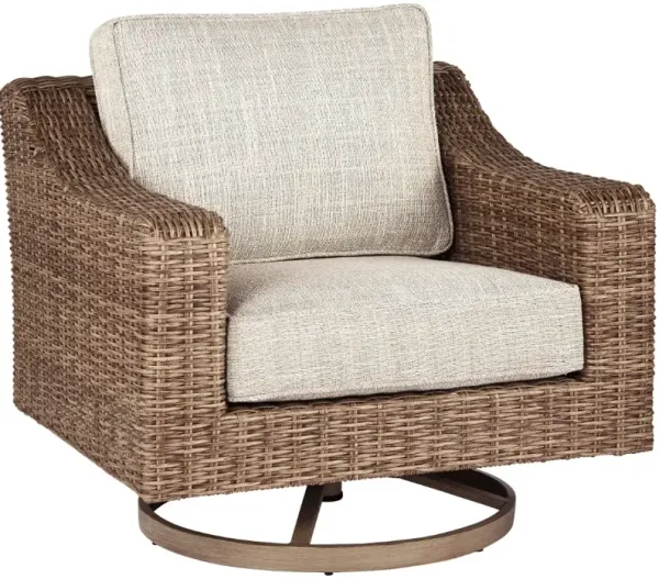Signature Design by Ashley® Beachcroft Beige Swivel Lounge Chair