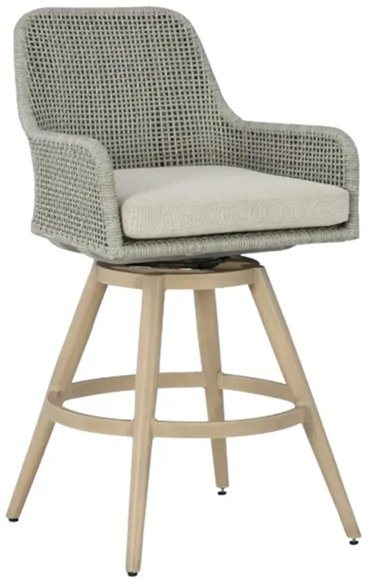 Signature Design by Ashley® Seton Creek Beige/Gray Outdoor Barstool 