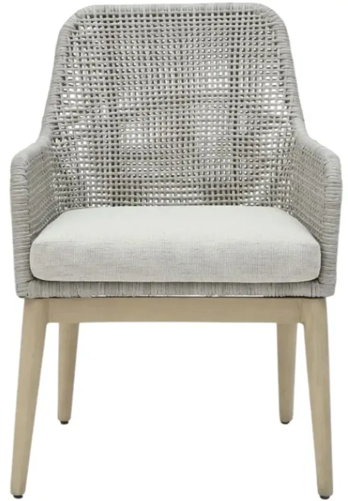 Signature Design by Ashley® Seton Creek Gray Aluminum/Resin Outdoor Dining Arm Chair