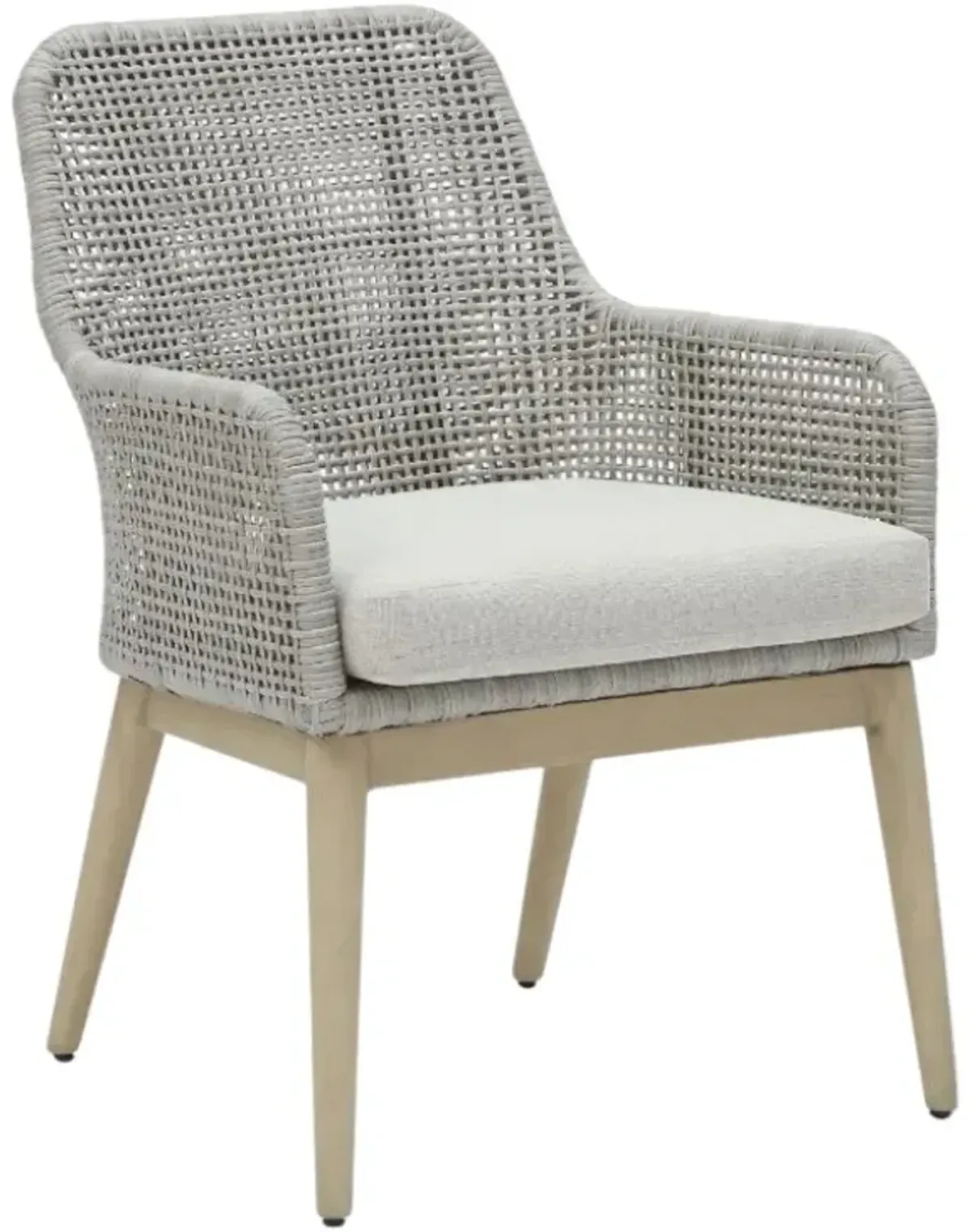 Signature Design by Ashley® Seton Creek Gray Aluminum/Resin Outdoor Dining Arm Chair