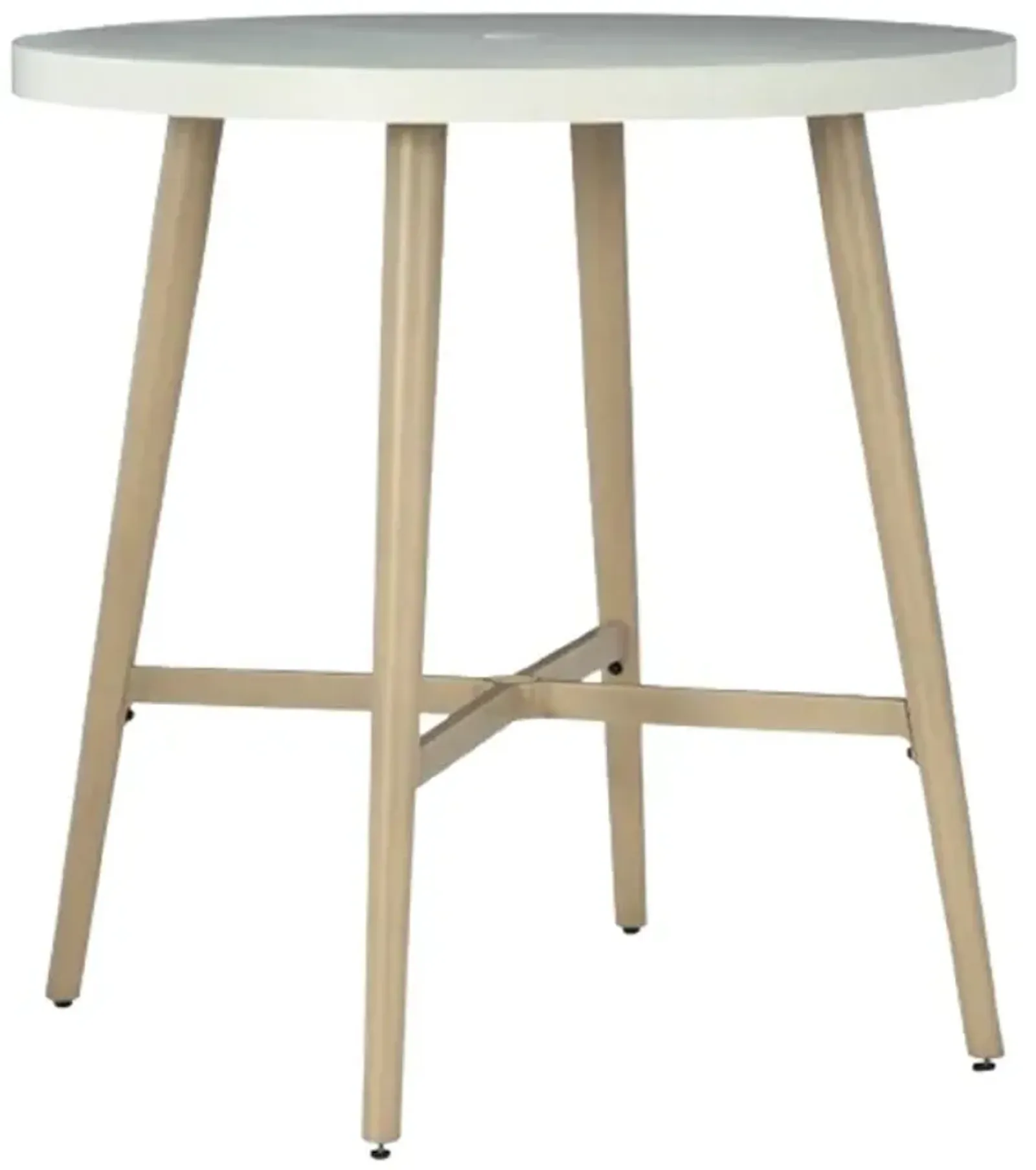 Signature Design by Ashley® Seton Creek Beige Round Outdoor Bar Table