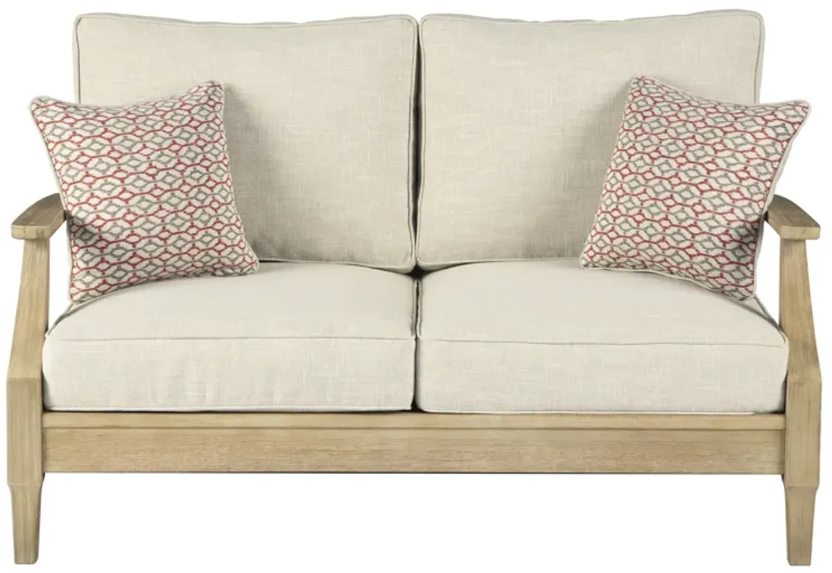 Signature Design by Ashley® Clare View Beige Loveseat with Cushion