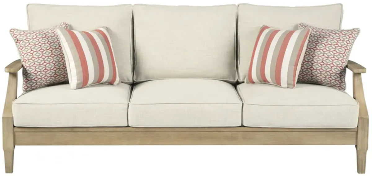 Signature Design by Ashley® Clare View Beige Sofa with Cushion