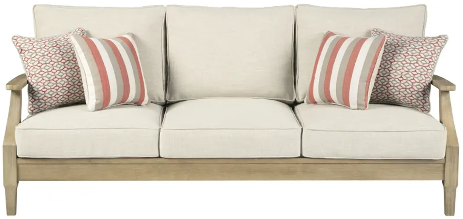 Signature Design by Ashley® Clare View Beige Sofa with Cushion