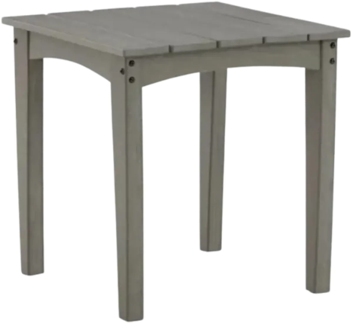 Signature Design by Ashley® Visola Gray Polyethylene Outdoor End Table