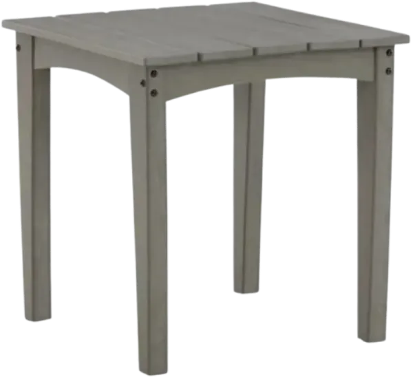 Signature Design by Ashley® Visola Gray Polyethylene Outdoor End Table