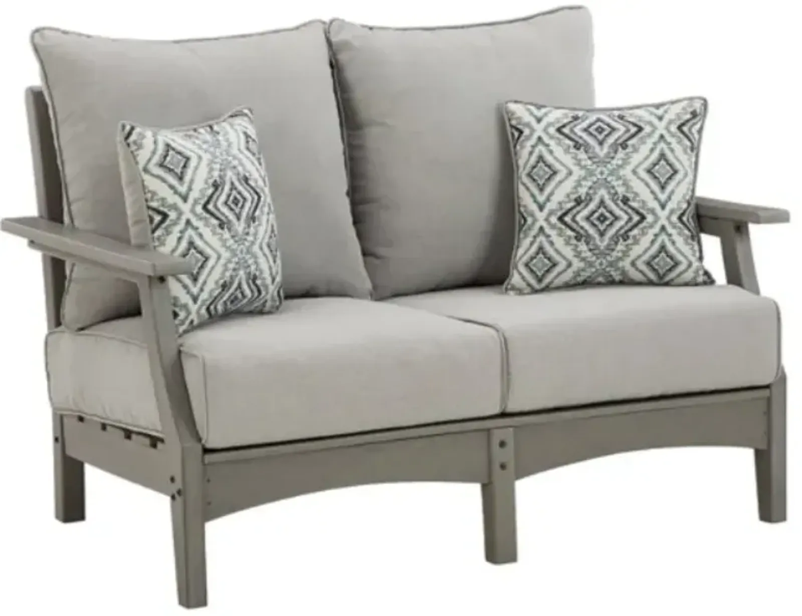 Signature Design by Ashley® Visola Gray Loveseat with Cushion