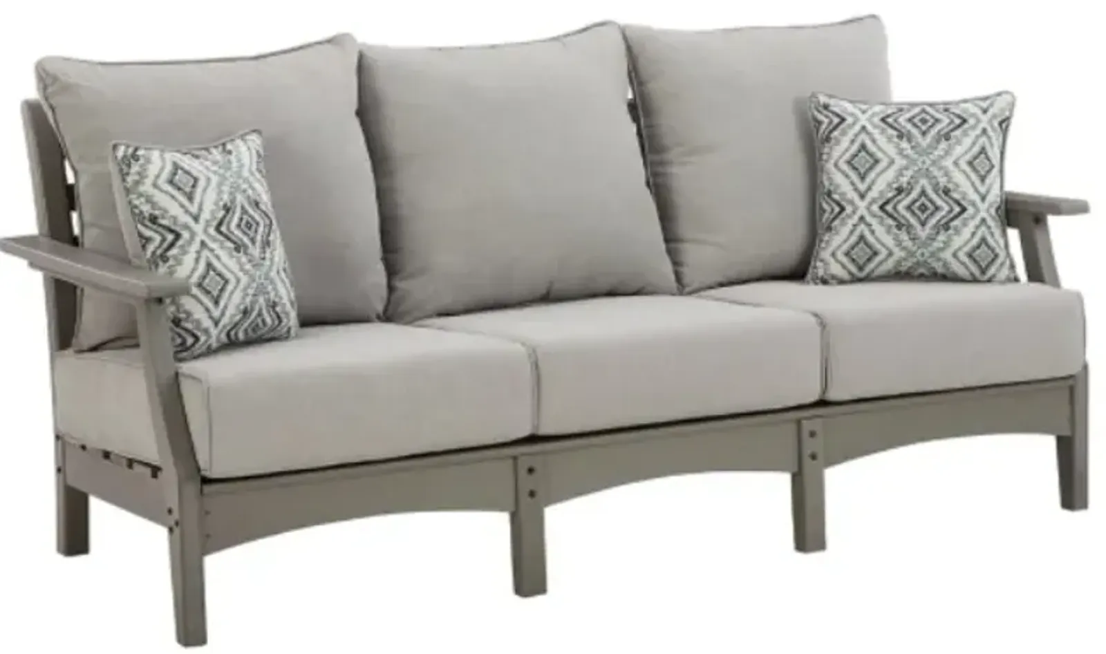 Signature Design by Ashley® Visola Gray Sofa with Cushion